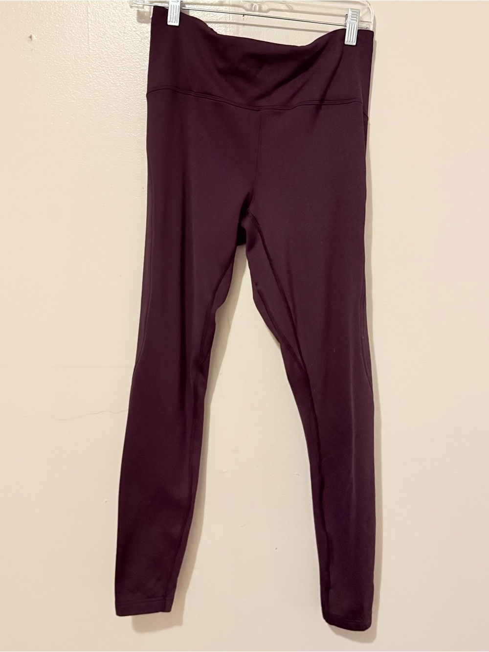 Lululemon Fleece Lined High-Waist Leggings in Deep Plum